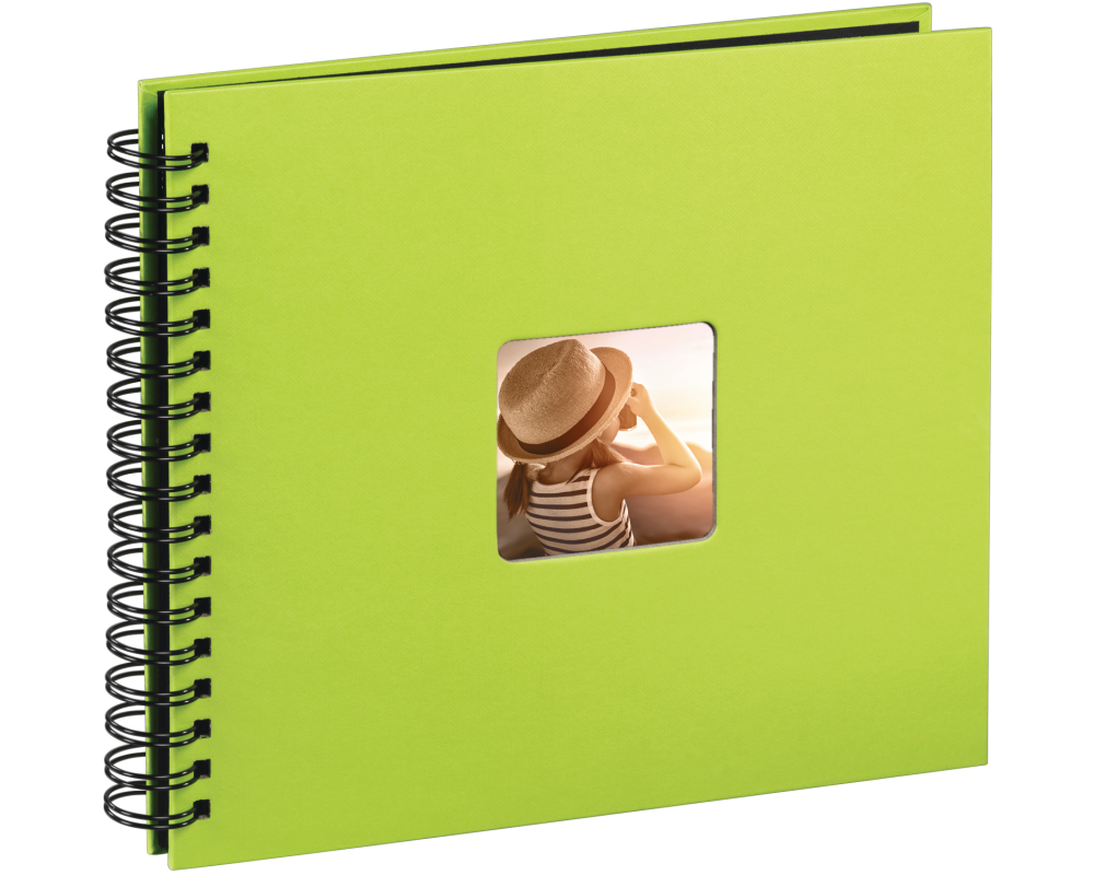 HAMA Spiralalbum Fine Art 113682 280x240mm, kiwi 25 Blatt