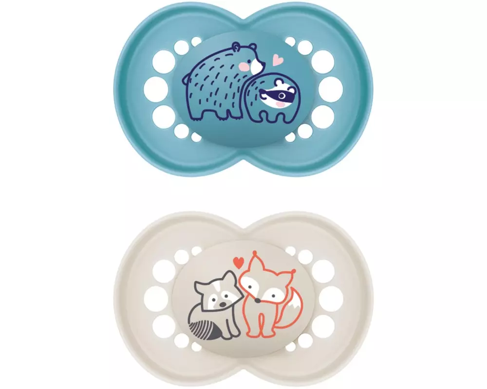 MAM Nuggi Original 2 Stk. Boy 6-16 Mt.