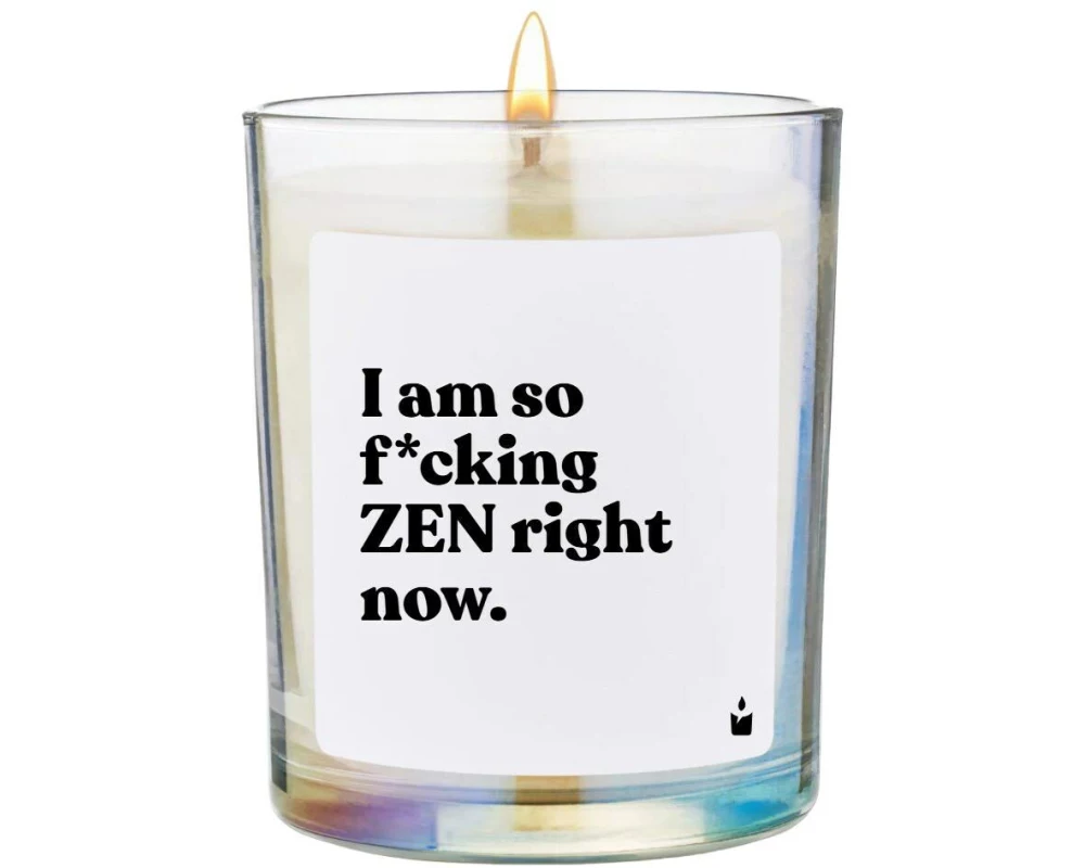 ChattyCandles Duftkerze I am so f*cking zen right now 6.7 x 8 cm