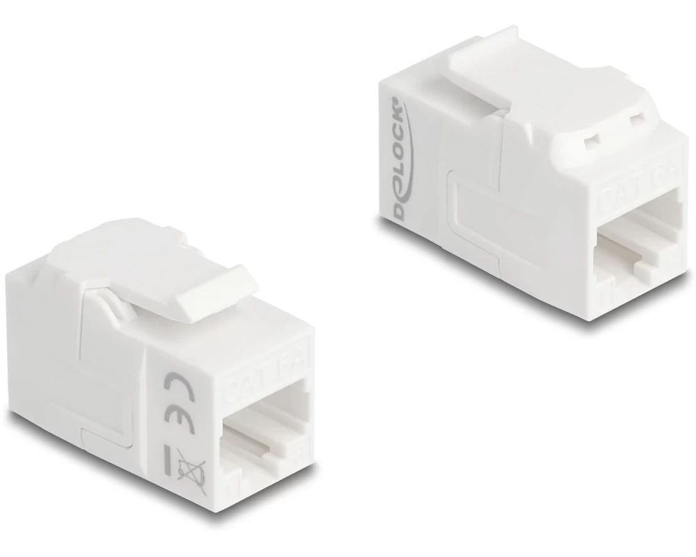 Delock Keystone-Modul Kupplung RJ45 Buchse zu RJ45 Buchse UTP