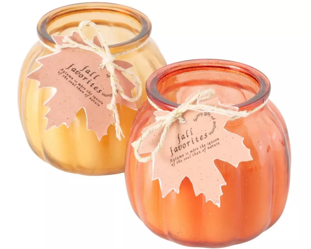 Boltze Kerze Maple 1 Stück, 8 cm, Glas