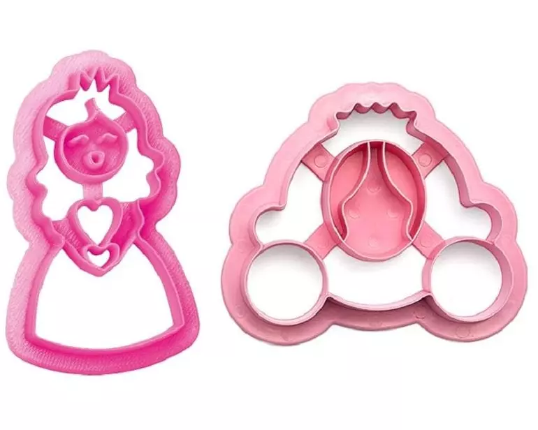 Decora Guetzli-Ausstecher-Set 2 Stück, Prinzessin
