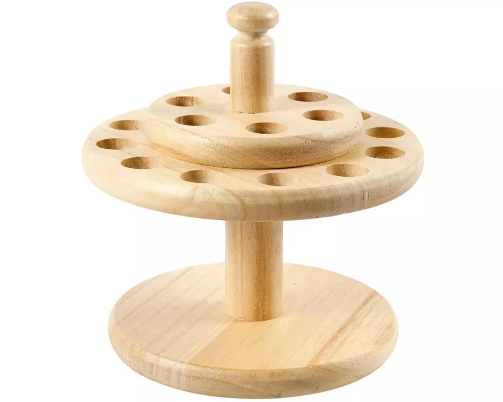 Creativ Company Holzartikel Scherenhalter für 18 Scheren