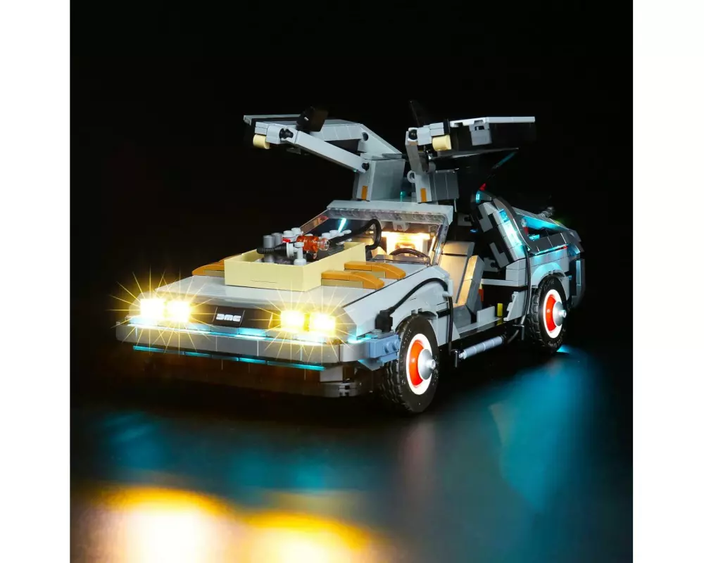 BrickBling LED-Licht-Set für LEGO DeLorean(10300)