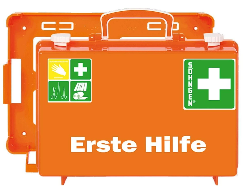 SÖHNGEN Erste-Hilfe-Koffer SN-CD, Orange, leer