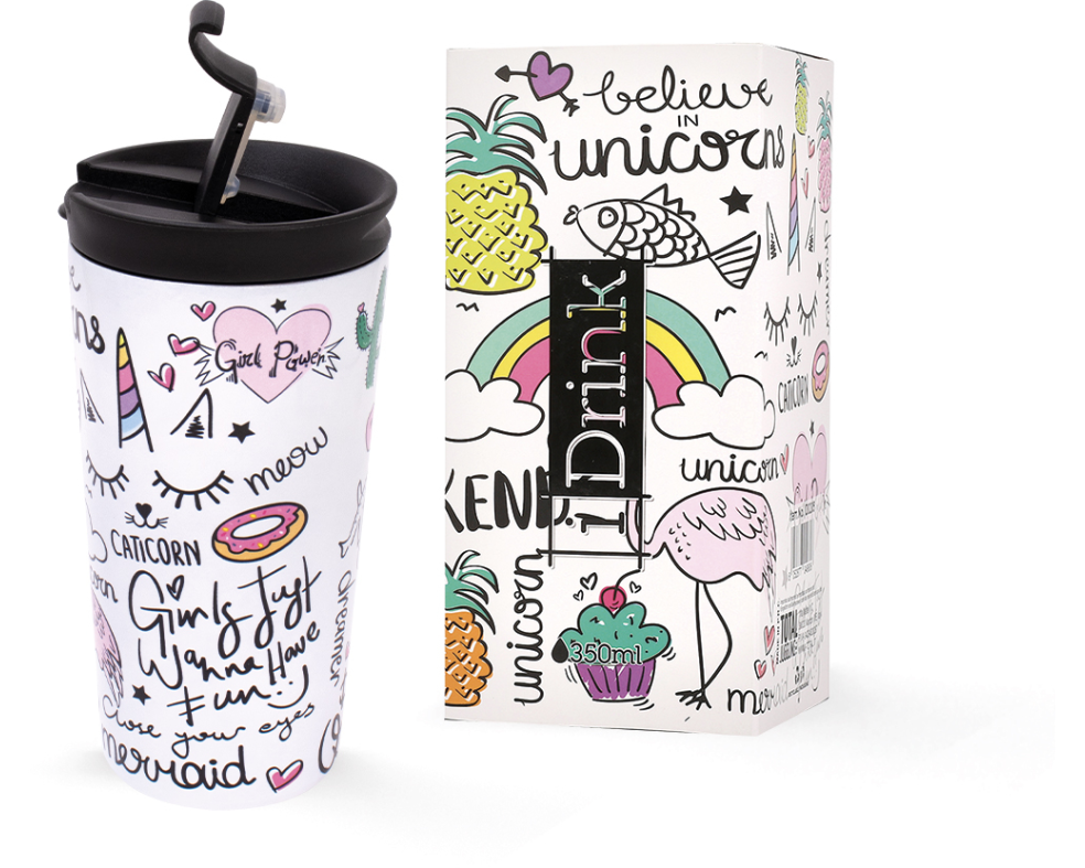 I-DRINK Trinkbecher 350ml ID0205 Unicorn