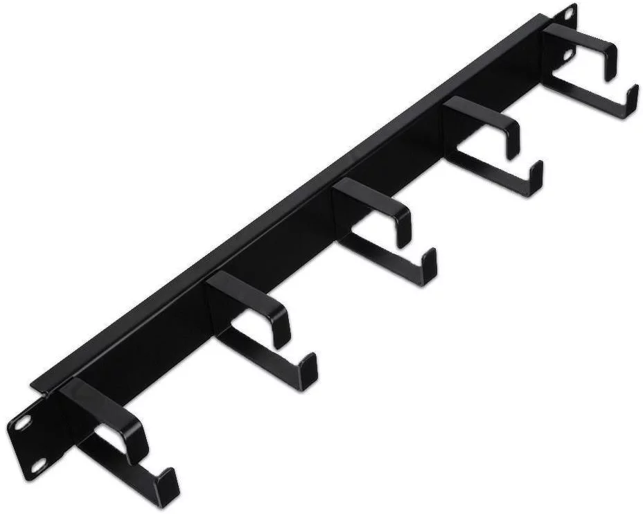 Wirewin Kabelführungspanel KFP-5RING METAL BL , Schwarz