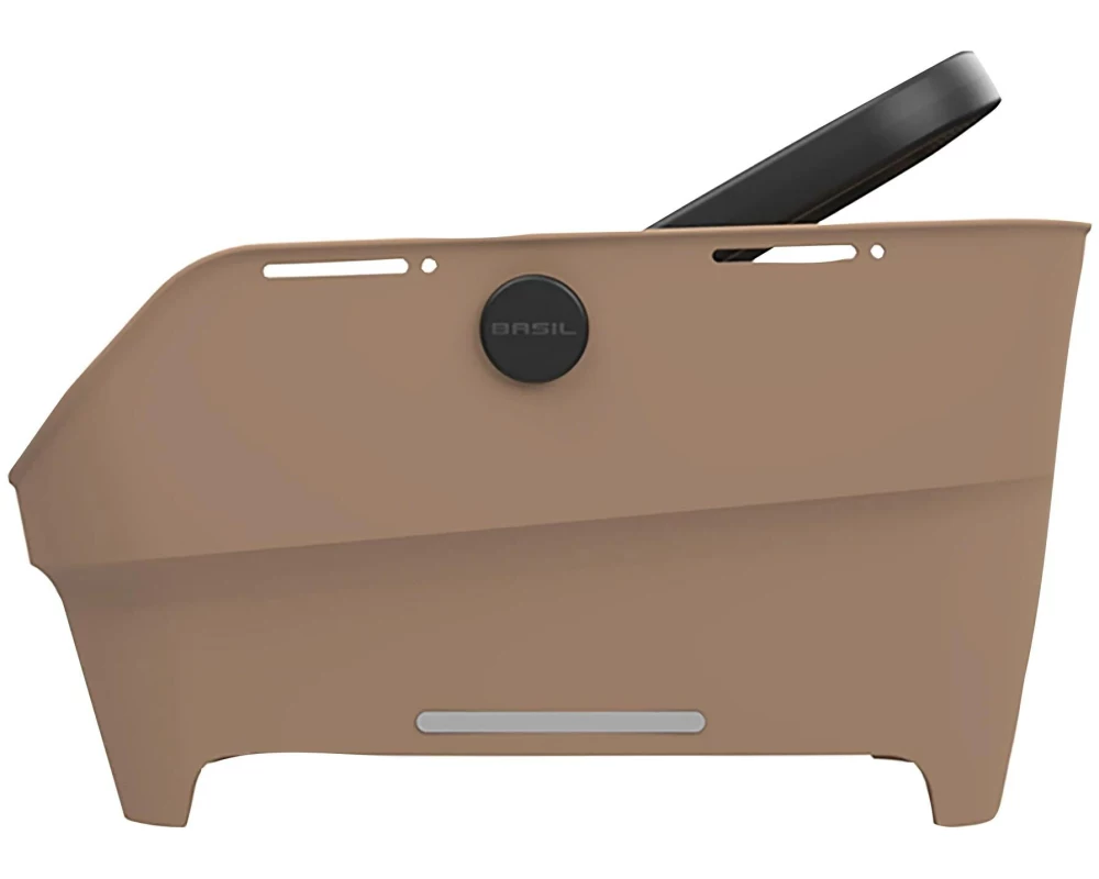 BASIL Velokorb Cento Neo MIK, 21 l, sandfarben