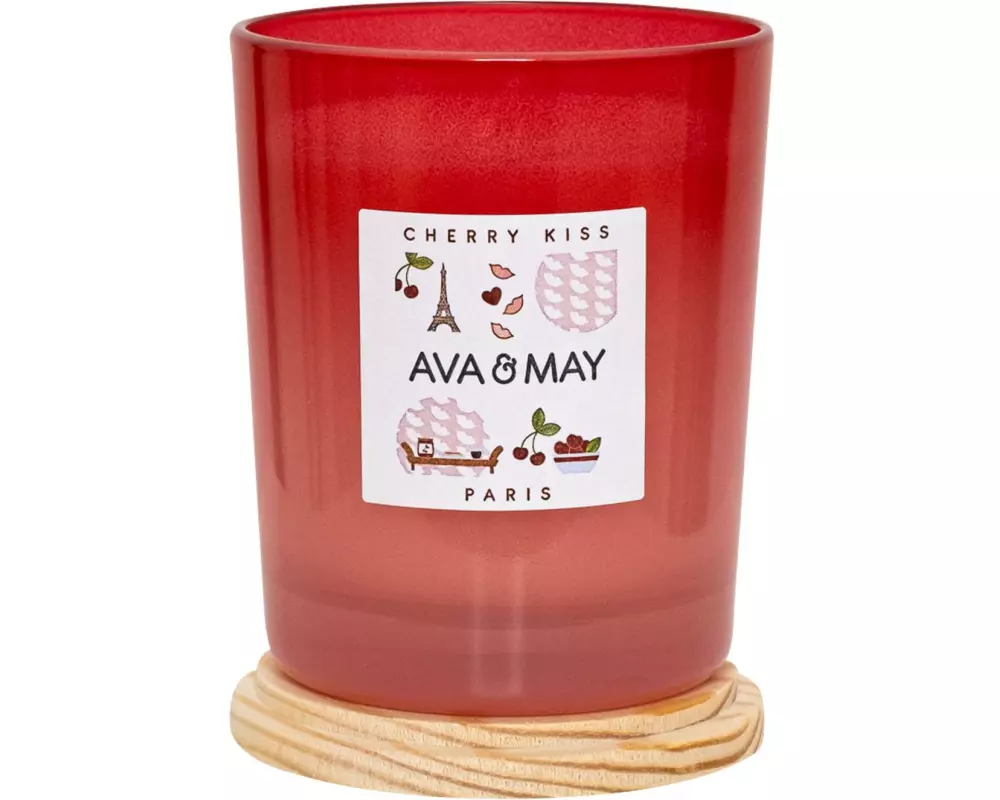 AVA & MAY Duftkerze Cherry Kiss 180 g