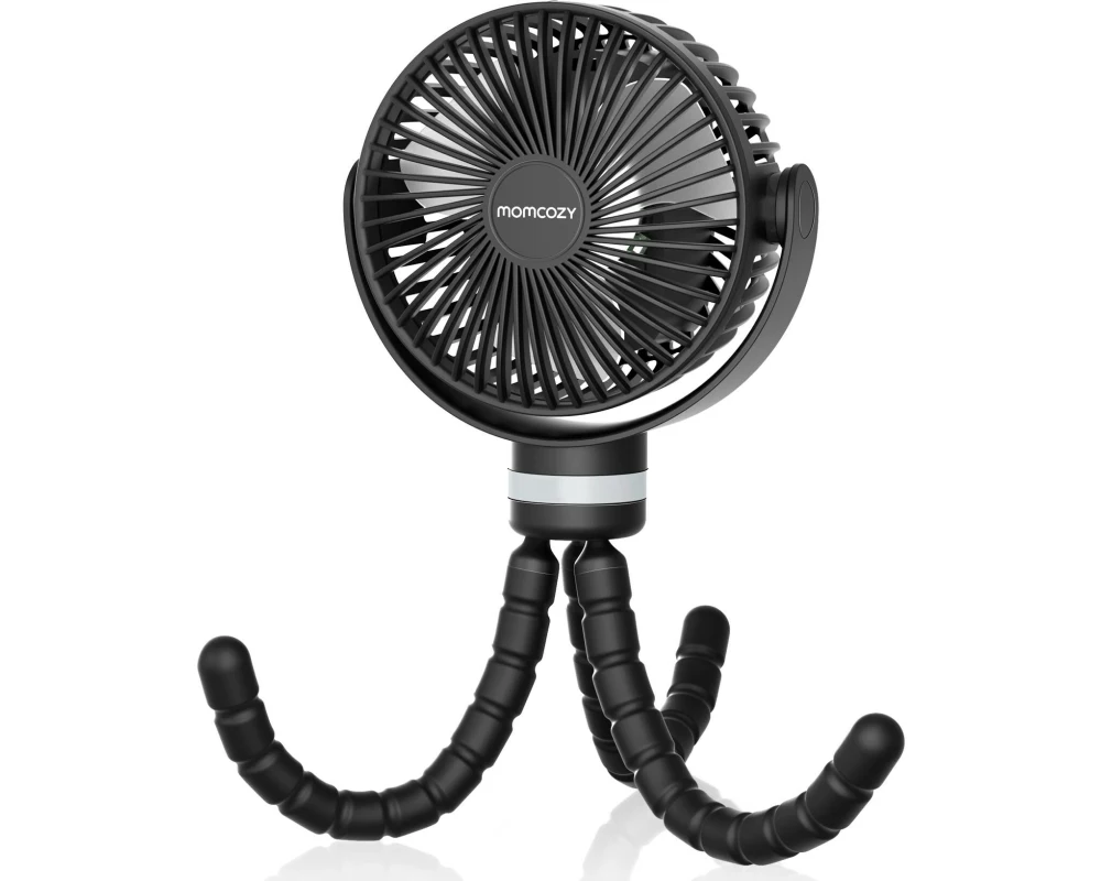 momcozy Kinderwagen Ventilator Schwarz