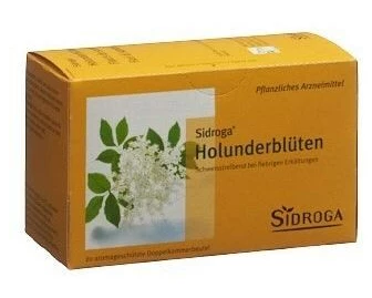 SIDROGA Holunderblüten 20 Stück