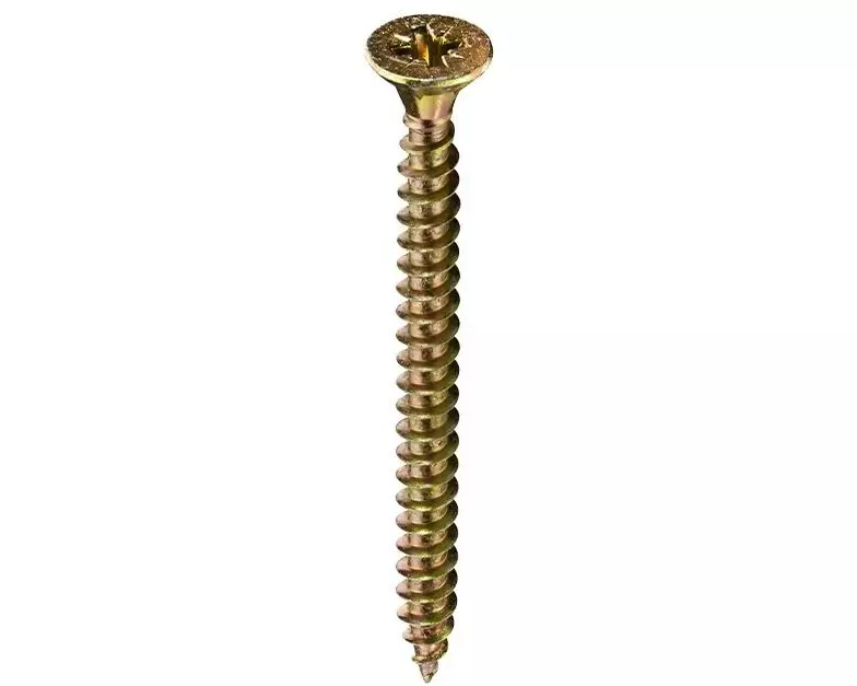 STRUCT Spanplattenschrauben Senkkopf 5 x 50 mm Stahl, 8 Stück