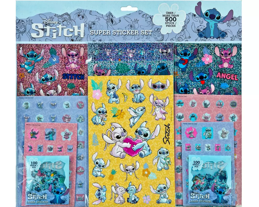 Undercover Motivsticker Lilo & Stitch 500 Stück