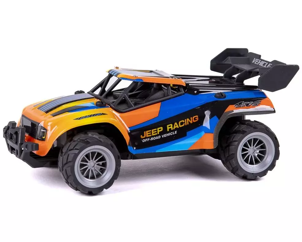 TEC-TOY Buggy Jeep Racing Blau/Orange, 1:18