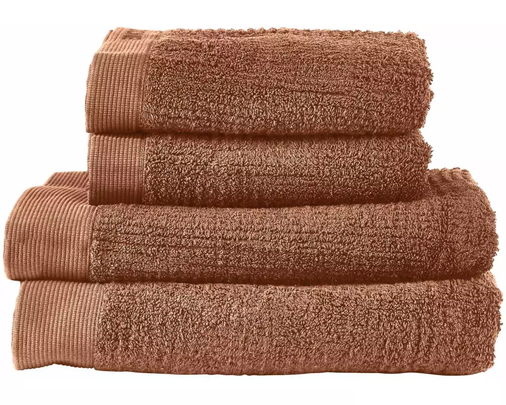 Zone Denmark Handtücher Set 50 x 100 cm & 70 x 140 cm, Terra