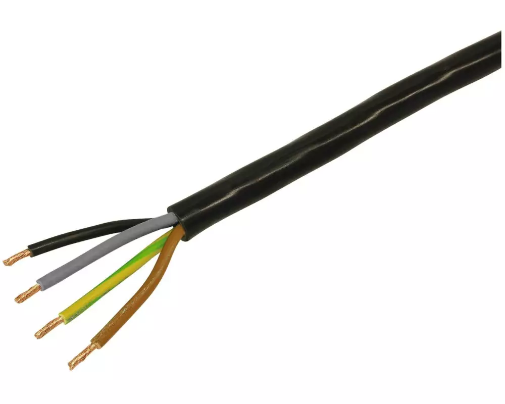 STEFFEN Installationskabel TD 4x 1.5 mm2 33 m Schwarz