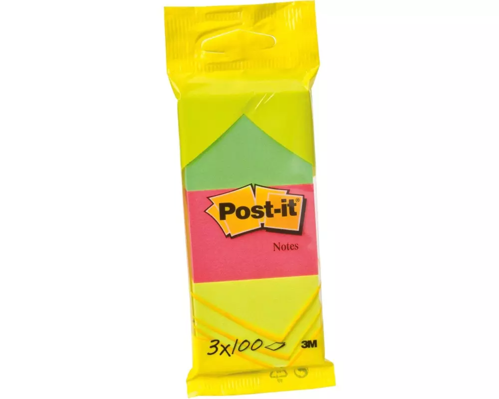 Post-it Notizzettel Post-it 3.8 cm x 5.1 cm, 3 Blöcke