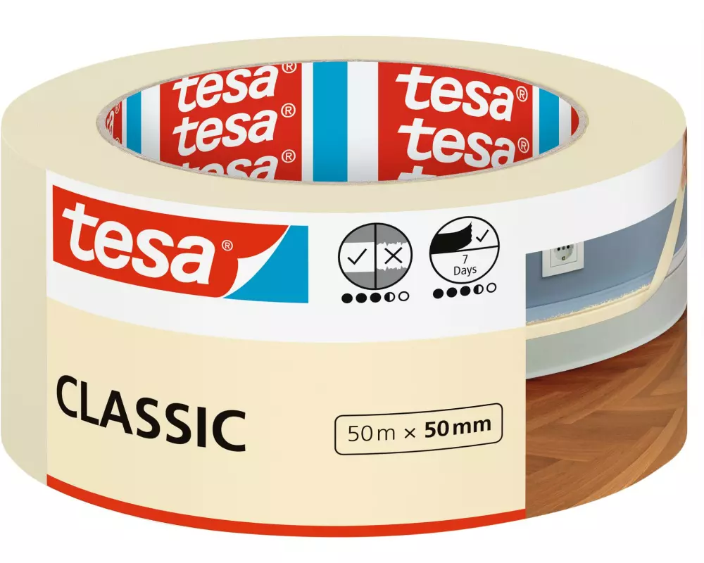 tesa Malerband CLASSIC 50 m x 50 mm