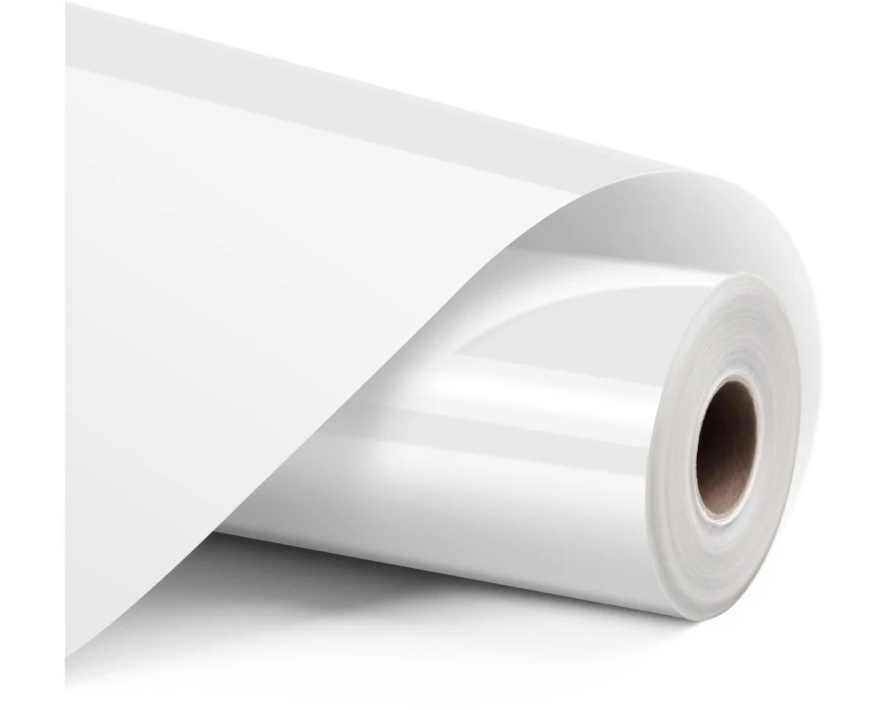 LOKLIK Permanent klebendes Vinyl Rolle, 1 Stück, Weiss