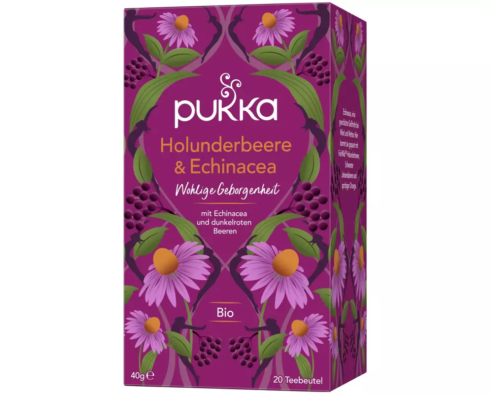 Pukka Teebeutel Holunderbeere & Echinacea 20 Stück