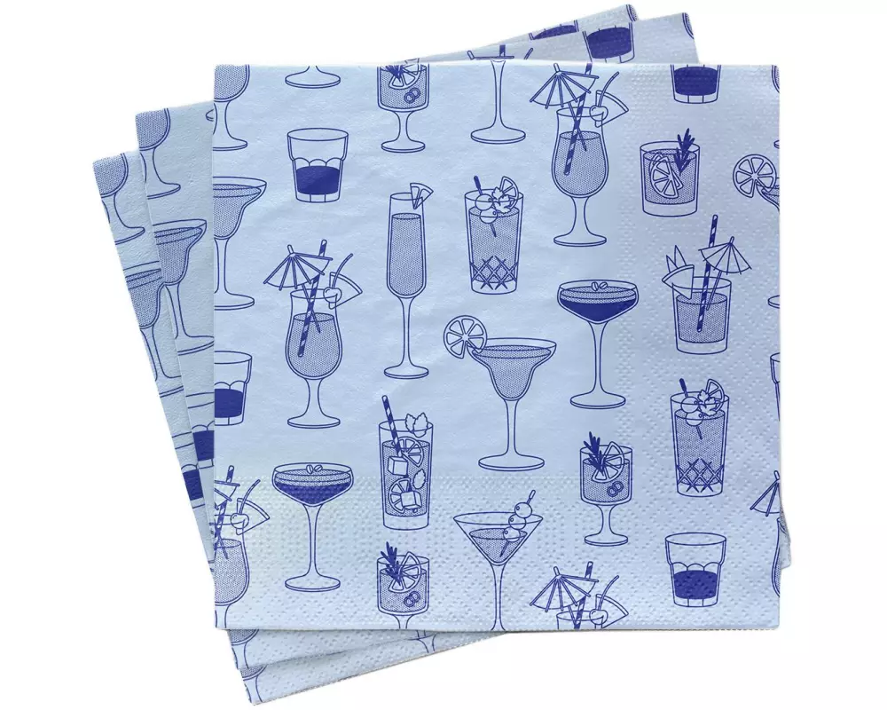 Chic Mic Cocktailservietten After hours 33 cm x 33 cm, 1 Stück