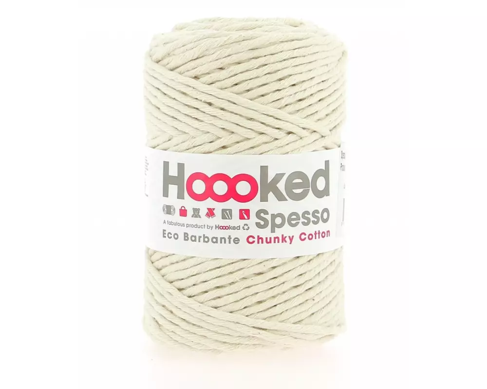 Hoooked Wolle Spesso Chunky Makramee Rope 500 g Nature