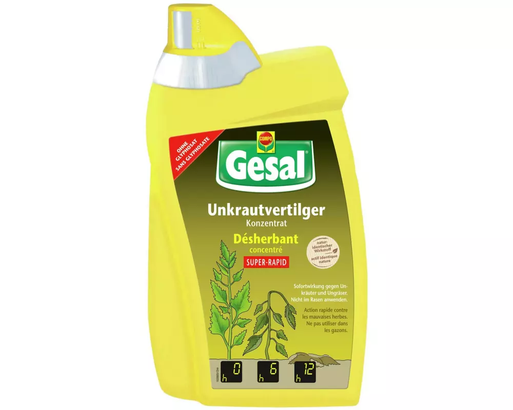 Gesal Unkrautvernichter Super-Rapid Konzentrat 800 ml