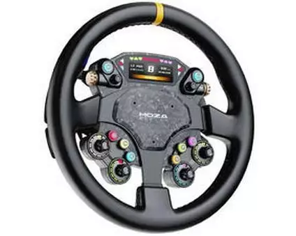 MOZA Racing CS Pro 325 mm Durchmesser, 2.99 Zoll Display, ARGB, schwarz