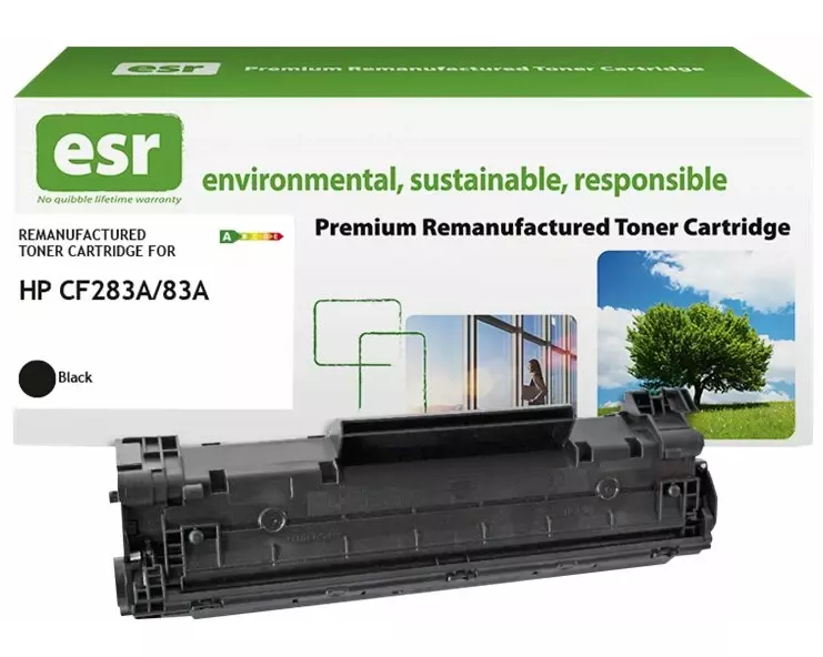 ESR Toner cartridge compatible with HP CF283A black remanufactured 1.500 pages