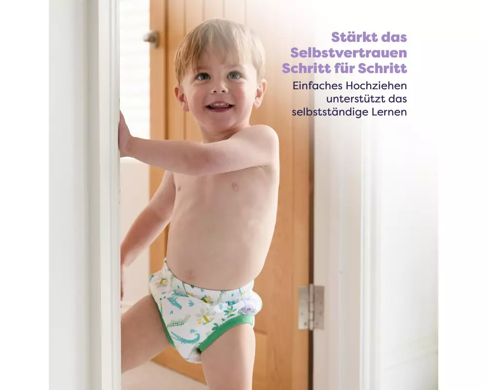 Bambino Mio Töpfchen Trainingshosen Grüner Dschungel 4-5 Jahre