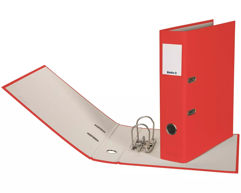 Biella Ordner Plasticolor A4 7 cm, Rot