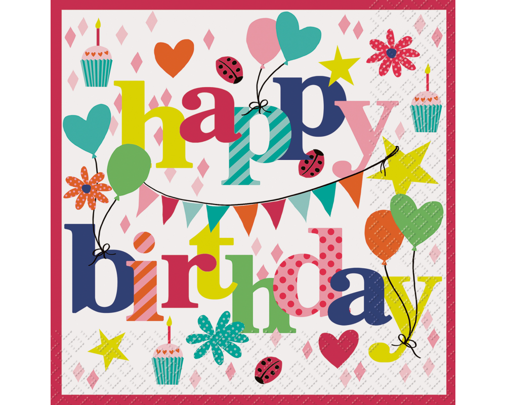 STEWO Servietten 25x25cm 2573725420 Valetta rt 20 Stück