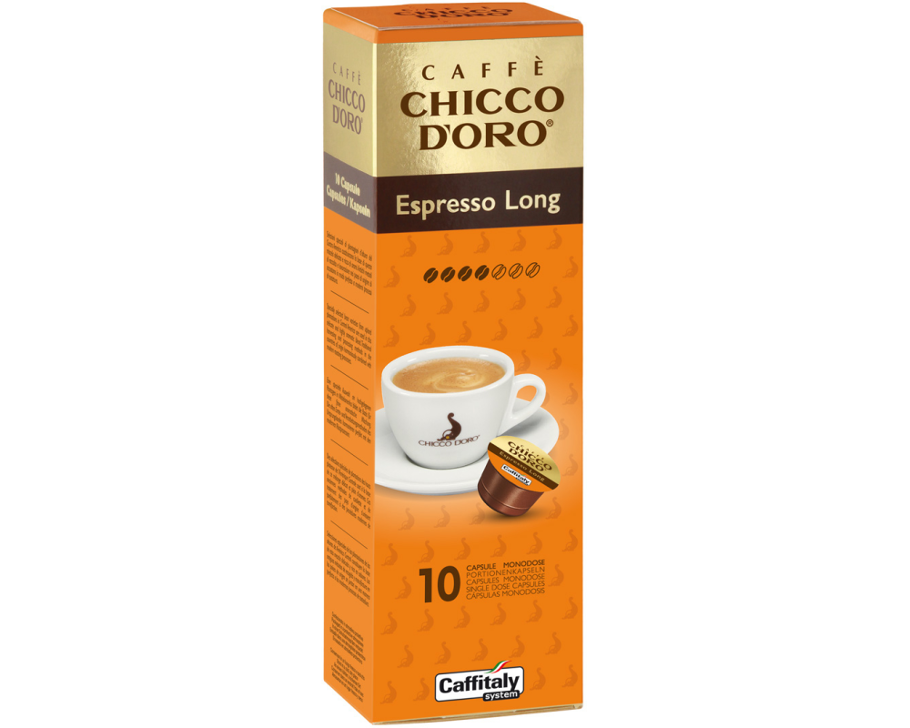 CHICCO D'ORO Kaffee Caffitaly 802031 Espresso Long 10 Stück