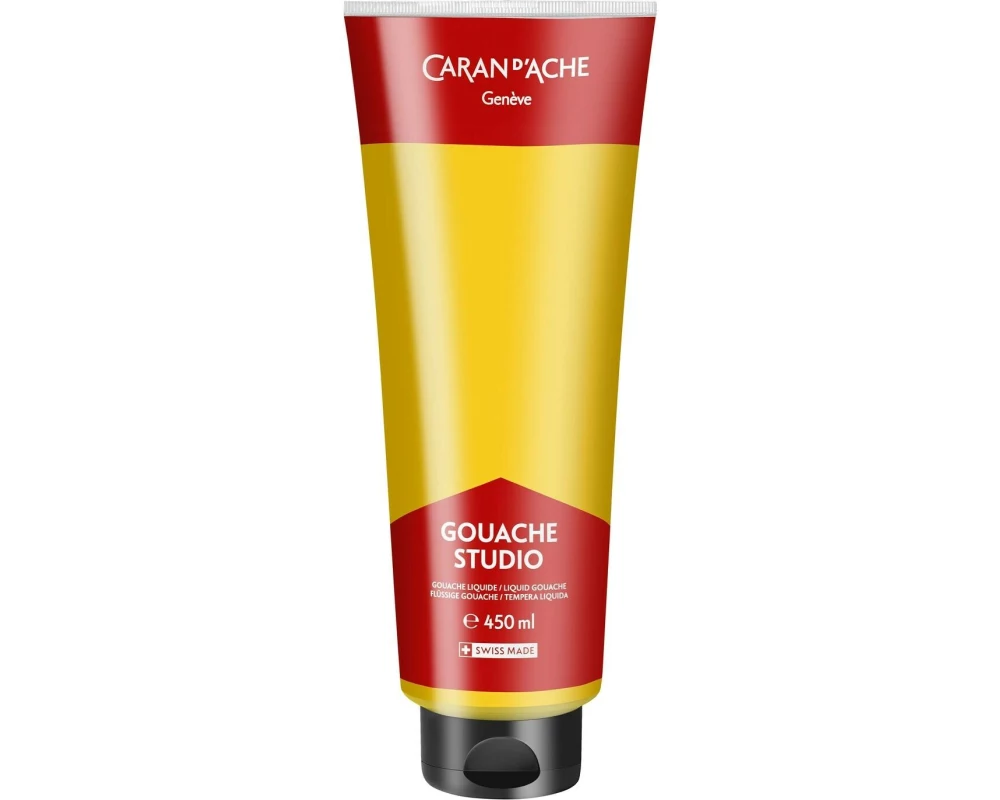 Caran d'Ache Wasserfarbe Gouache Studio 450 ml, Gelb