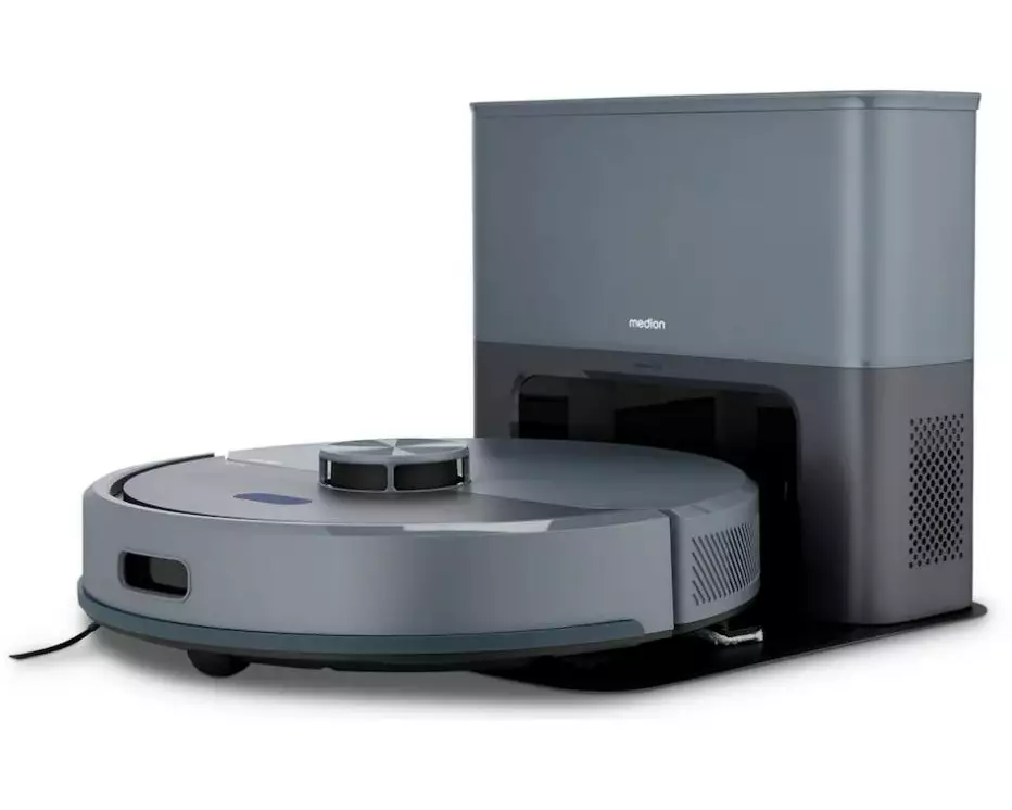 Medion Saug- und Wischroboter MD 100051 Blau/Schwarz