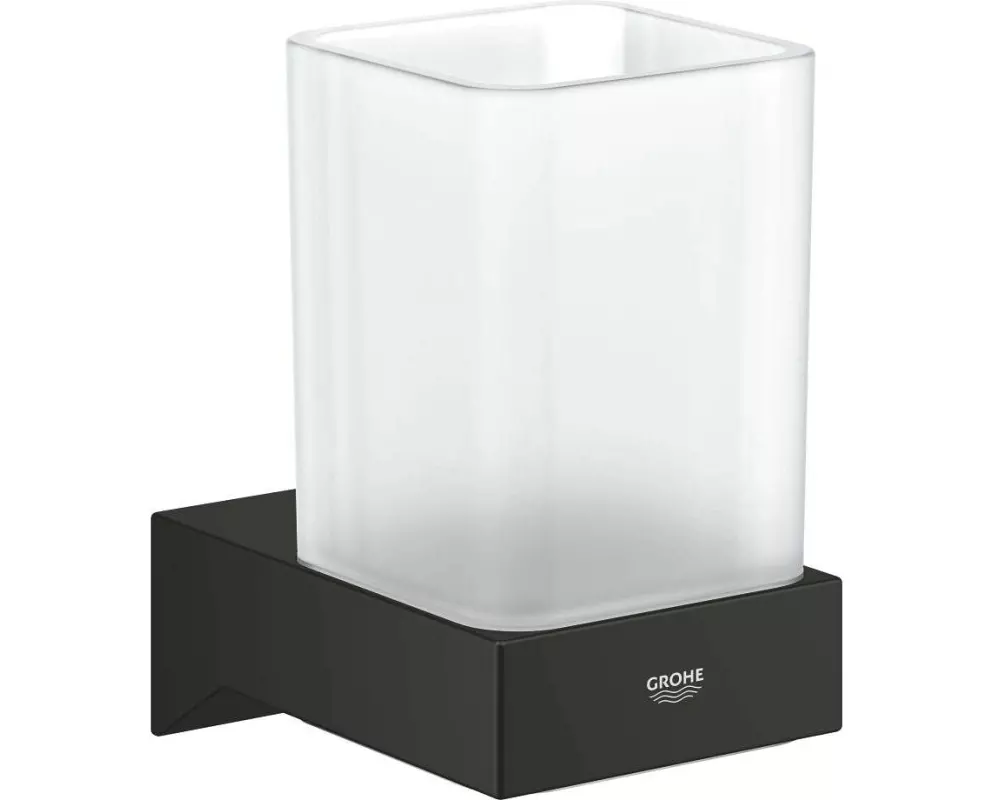 GROHE Selection Cube Zubehörhalter Wandmontage Metall Mattschwarz