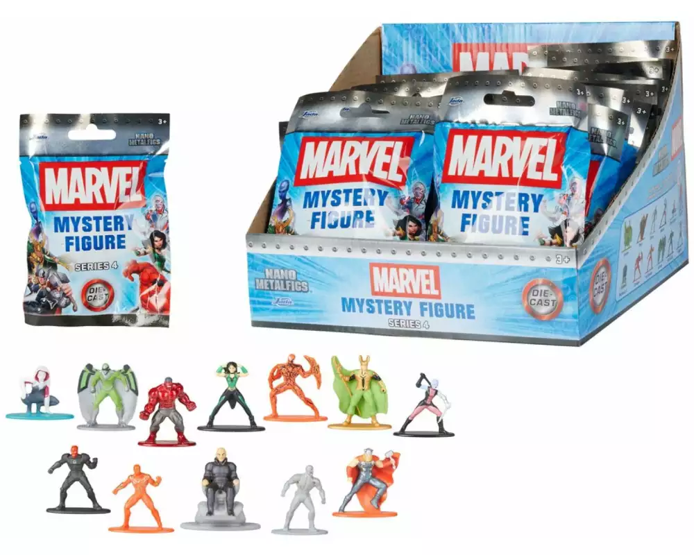 Jada Toys Marvel Blind Pack Nanofigs, 12-sort. W4 12-sort.