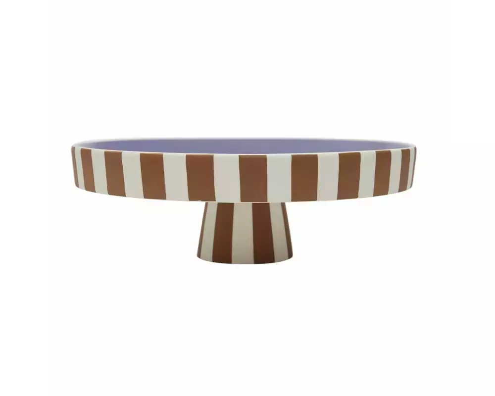 OYOY Dekoteller Toppu 27 cm, Caramel/Lavendel