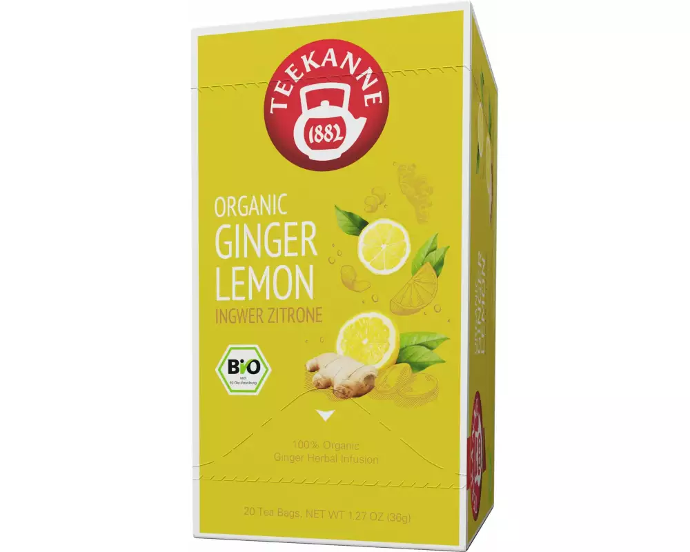 Teekanne Teebeutel Gastro Bio Ingwer-Zitrone 20 Stück