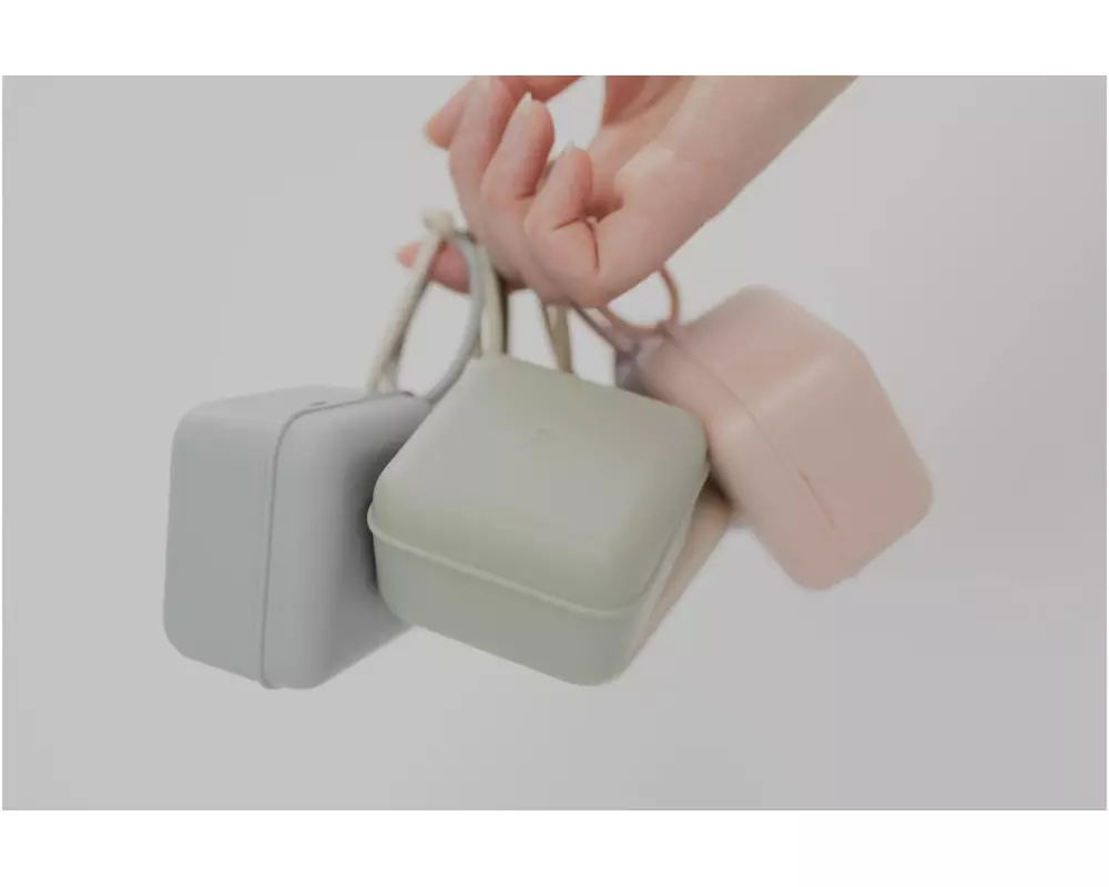 Bibs Schnullerbox Kunststoff Salbei
