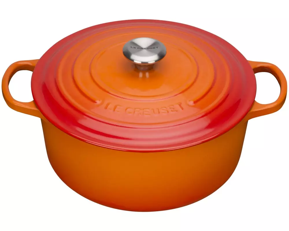 Le Creuset Bräter Signature 24 cm, Ofenrot
