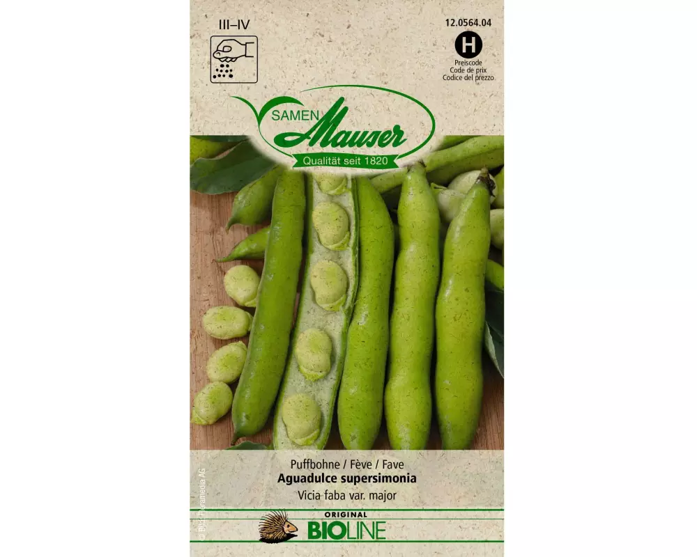 Samen Mauser Samen BIO Puffbohne Aguadulce supersimonia