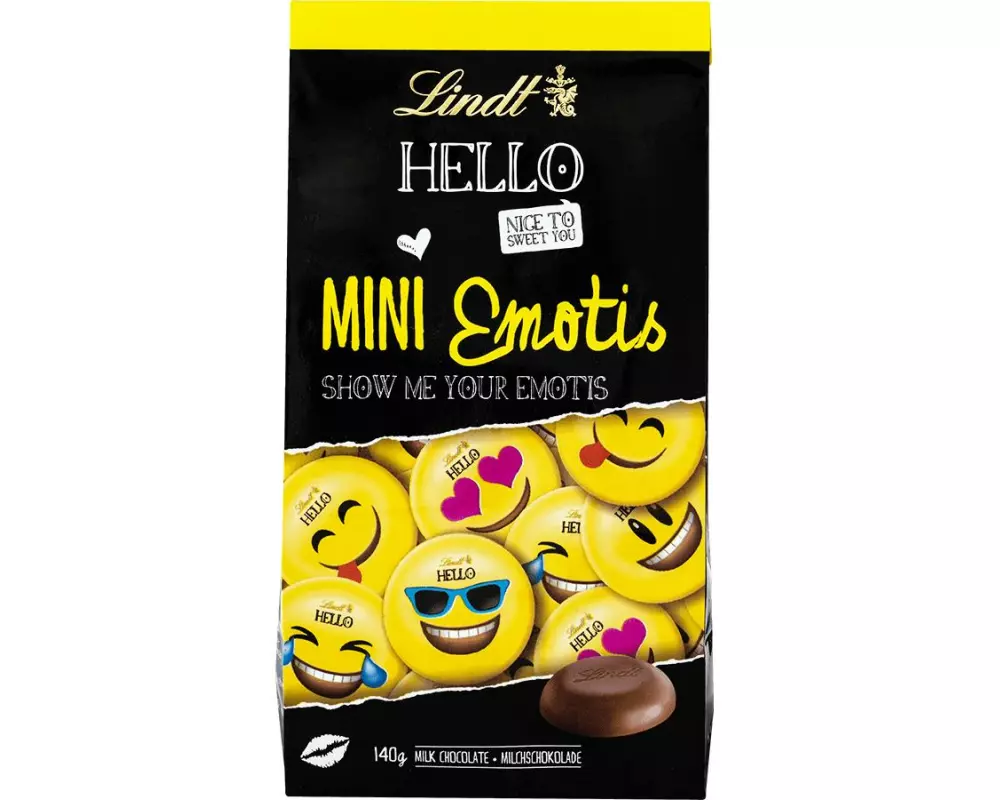 Lindt Schokolade Hello Mini Emotis 140 g
