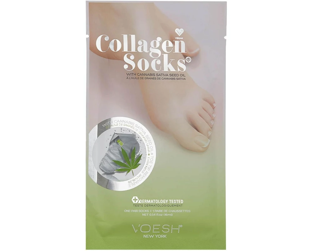 voesh new york Collagen Socks Cann Seed Oil Fussmaske 1 ml