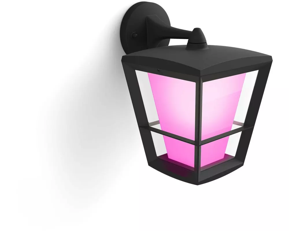 Philips Hue White & Color Ambiance Econic Outdoor Wandl. Hängend Schwarz