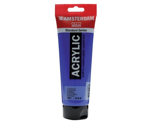 AMSTERDAM Acrylfarbe 250ml 17125040 ultramarin 504