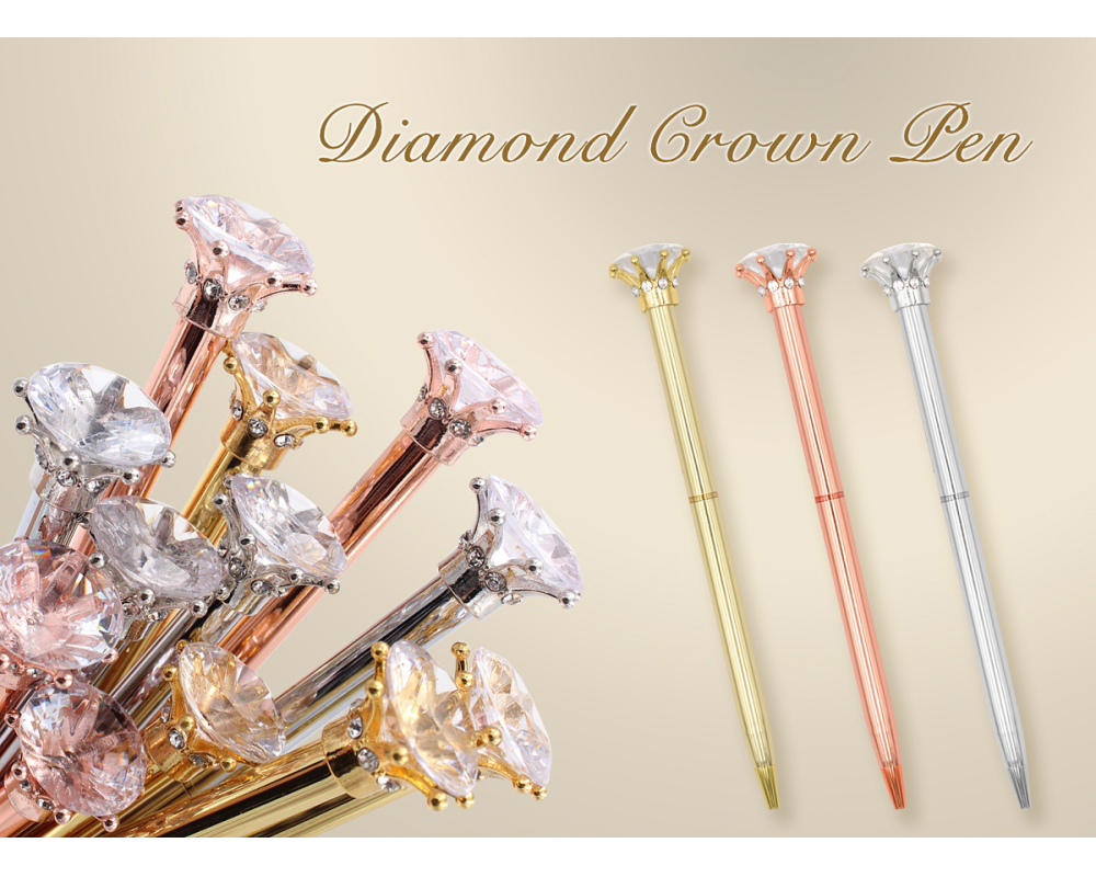 ROOST Kugelschreiber Big Diamond TSKY-P2322 assortiert