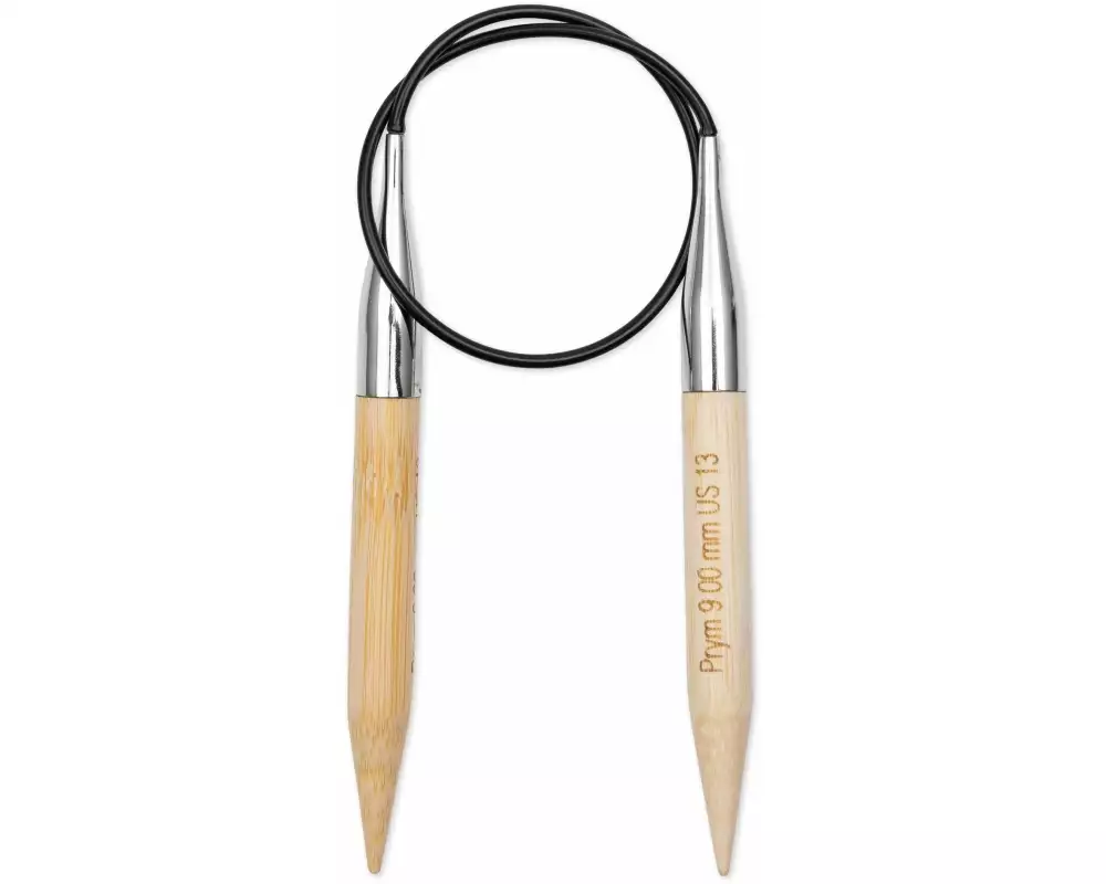 Prym 1530 Rundstricknadel BAMBUS 9.00 mm, 40 cm