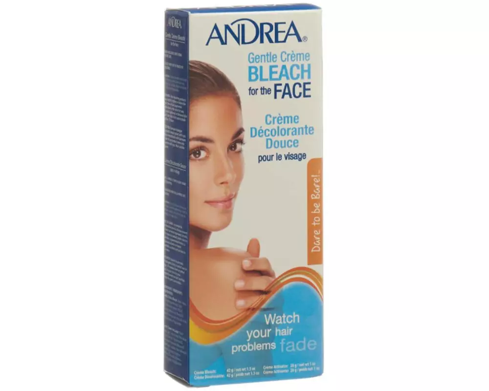 ANDREA Creme bleach Gesicht 2 x 42 g