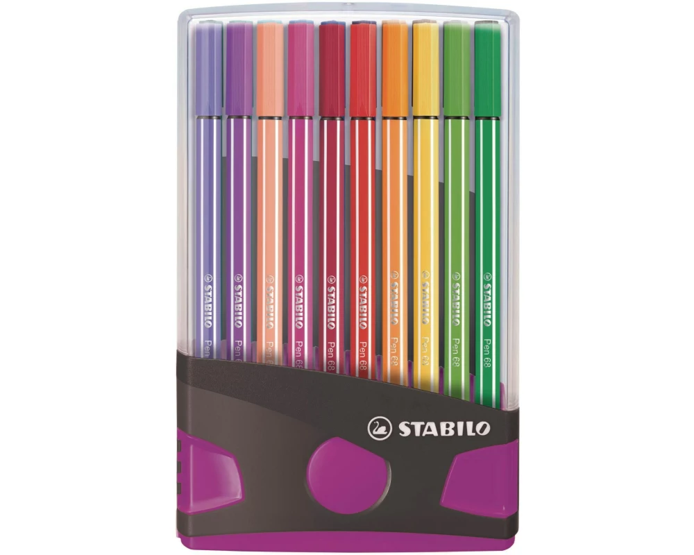 STABILO Fineliner Pen 68 Colorparade Violette Box